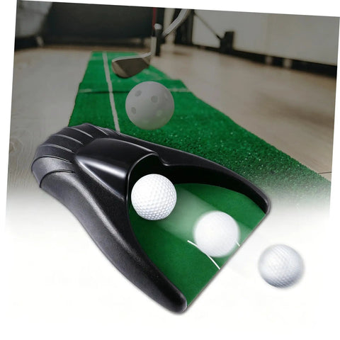Golf Ball Retriever Auto Return System For Practice, lightweight plastic ball rebounder with auto return for indoor drills.