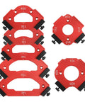 Hella Slick Router Corner Radius Jig Template Kit Solid Aluminum Alloy Guide with various radii sizes R10 to R60.