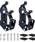 Heavy Duty Roof Rack Shovel Mount Bracket Kit With Metal Rubber Clamps Two Pack Quick Release Shovel And Axe Tool Holder components