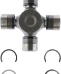 U Joint Kit 5 3212X 1555WJ Series ISR Universal Joint with snap rings, top view, showing 1.375 inch caps and 3.737 inch spacing
