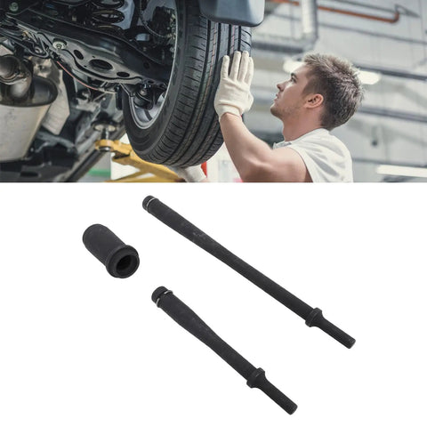 Heavy Duty Bushing Driver Kit with Double Sided Cone Installers and Removers for Truck and Trailer Bushings and Pins