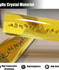 Level Up Your Home With This Built Tough Clear Acrylic Stair Handrail featuring heavy duty gold wall mount brackets.