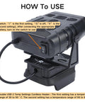 How to use Pocket Sized USB Battery Space Heater Running Smooth With Dual Phone Chargers And Two Comfort Settings.