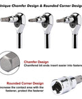 107 Piece Bit Socket Set for 1/4, 3/8 and 1/2 Inch Drives With Torx, Tamper Proof Torx, Hex, Ball End Hex, SAE and Metric Bits with unique chamfer and corner design.