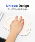 Non Slip Washable Waterproof Mouse Pad For Desk Setup Vanilla Cream Grippy Backing For Zero Slip Easy Clean Surface