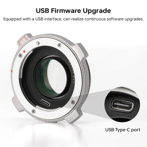 EF-M2 Pro Lens Mount Adapter Auto Focus 0.71x Reducer Speed Booster With Security Lock For Canon EF Lenses On Micro Four Thirds Cameras Including GH5 GH4 E-M5 E-M10 Olympus OMD Series And More