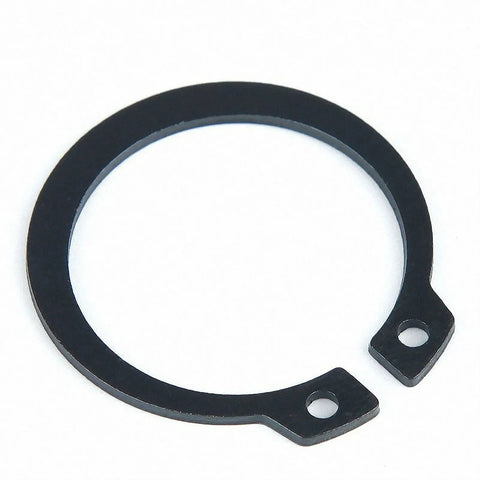 Built Tough 65 Manganese Steel Circlips For Shafts Heavy Duty Snap Ring close-up view showing a black M14 C Clip retainer.