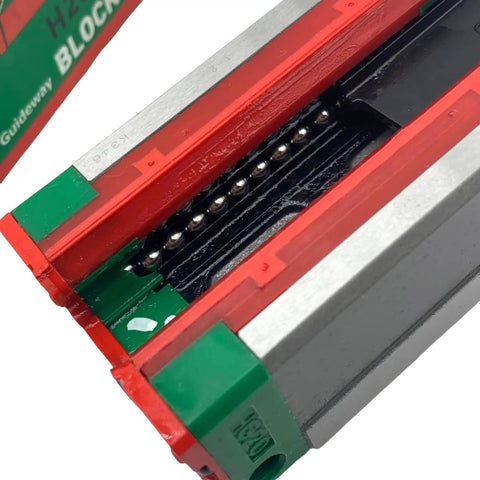 Rock Solid Linear Guide Rail System With Carriage Block HGH20CA HGR20 HGW20CC And HGW20HC For Smooth Motion, Four Way Equal Load, Ultra Precise CNC Automation Rail And Guideway Kit close-up