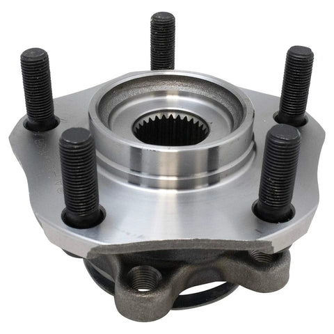 Two Piece Front Wheel Bearing And Hub Assembly Set For Driver And Passenger Sides Bolt On Easy Install Direct Fit Compatible With 2015 2018 Chevrolet City Express 2013 2019 Nissan NV200 2013 2019 Sentra And 2013 2017 Leaf
