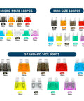 306 Piece Car Fuses Assortment Kit With Fuse Pullers And Circuit Testers For RV Truck Auto Includes Standard Mini And Low Profile Mini Fuses 2A 5A