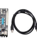 GRBL 32 Bit CNC Engraving Control Board With Optimized Algorithms alongside USB cable