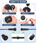 Installation guide for 18 Pack Low Voltage LED Path Lights Outdoor Waterproof Garden Yard Patio Lighting 2.5W Warm White 2700K