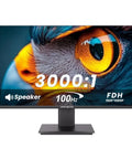 Front view of Dope 24 Inch Full HD Monitor With Built In Speakers For Home Office 100Hz Refresh Rate 3000 To 1 Contrast