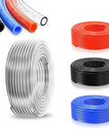 6Mm Blue Polyurethane Air Hose Tube Flexible Pneumatic Compressor Tubing Heavy Duty Abrasion Resistant Industrial Pipe in various colors.