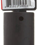 Deep Impact Socket 27mm Metric, Half Inch Drive, Heavy Duty 6 Point For Maximum Torque, Corrosion Resistant Black Oxide Finish