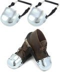 Heavy Duty Steel Toe Guard Metatarsal Guard Set With Adjustable Straps For Universal Fit In Work Boots Shoes And More Two Pairs