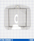 No Sweat Pasta And Noodle Maker Housing Cover Replacement For HR2357/05 clear polymer shell top view on grid.