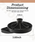 Table Saw Hand Wheel Replacement 089290001054 fits Ryobi and Ridgid R4513, black circular with 3.6in diameter dimensions