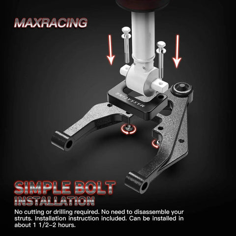 2 Inch Front Leveling Kit For Chevy Silverado 1500 Tahoe Suburban Avalanche GMC Sierra Yukon XL 2007-2026 installation view