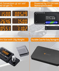 Digital Stylus Force Gauge For Turntables With 0.005g Resolution And 100g Capacity, ±0.015g Accuracy ,  Pro-Grade Non-Magnetic Tool For Fine-Tuning Cartridge Tracking, Dialed-In Sound Quality, And Reducing Record Wear.