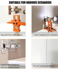 All Purpose Aluminum Cabinet Door Mounting Jig With Adjustable Positioner for quick frameless or face frame cabinet installations.