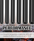 Awesome 6 Feet Long Premium Silicone Vacuum Hoses Kit For Auto Engines With 1/8 To 3/8 Inch Sizes And A Full Set Of 64 Fittings Connectors For Car Repairs Mods, black hoses