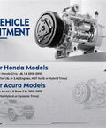 Kickin Cold Air AC Compressor With Clutch Assembly For Honda Civic Acura Ilx detailed fitment guide and specifications.