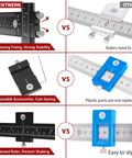 Comparison of All Aluminum Cabinet Hardware Jig Kit For Precision Pro Grade Fast Installations with other tools, highlighting stability and durability.