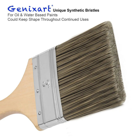 Beefy 3 Inch Chip Paint Brush For Wood Stain And Varnish Great For Walls Fences And Masonry With A Wooden Handle Perfect For Varnish Paste Gesso And Limewash