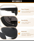 9-Inch 2-Zone Electronic Drum Cymbal Pad With Full Rubber Surface For Realistic Swing, Plug And Play Upgrade For E-Drums