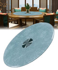 Tempered Glass Lazy Susan Turntable For Beefy Round Tabletop Smooth Spin Serving Tray Plate With 10mm Thick Glass
