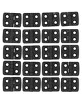 Rotating Concealed Hinges For Electric Boxes And Cabinets, Black Plastic Butt Hinges, Beefy Heavy Duty Load Bearing, Wear Resistant