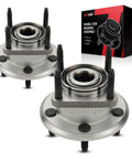 2 Pack Beefed Up Rear Wheel Bearing And Hub Assembly For 2005-2010 Jeep Grand Cherokee And 2006-2010 Commander With Abs 5 Lugs Exact Replacement Premium Quality Materials Durable Hub And Bearing Set