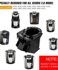 Full Assembly Replacement Pod Holder Needle Kit For All Keurig 2.0 Coffee Makers with compatibility details shown