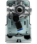 Front view of Air Compressor Pressure Switch 125 To 155 Psi Four Port With Bleeder Built Beefy for home shop use.