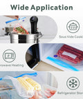 Reusable Sous Vide Vacuum Sealer Bags 30 Pcs Set with Upgraded Auto Pump BPA Free in cooking and storage applications
