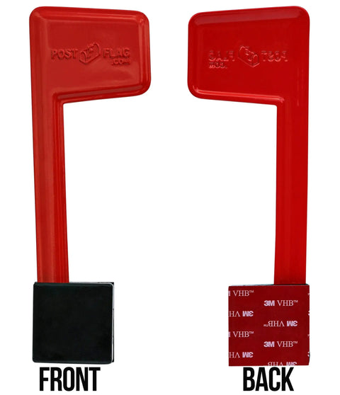 Universal Peel And Stick Mailbox Flag Replacement No Tools Needed Fits Any Mailbox Easy Install Rustproof Powder Coated Metal Sticks To Wood Metal Plastic And Other Smooth Surfaces