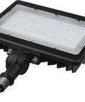 Heavy Duty Led Flood Lights 6 Pack 50 Watt Brushed Bronze Outdoor Security Spotlight 3000K Warm White Waterproof side view image