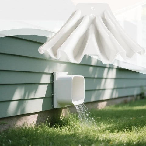 Heavy Duty Downspout Diverter Extension For Rain Drainage Keeps Foundations Dry And Yard Clean Gutter Water Redirector