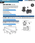 Specification sheet for Heavy-Duty Dual Discharge Submersible Pond Pump For Ponds, Waterfalls And Fountains, 1900 GPH