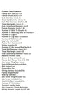 Specifications list for Dodge Journey Front Hub Bearing Assembly 2009 To 2020 5 Lug With ABS Sensor 512478