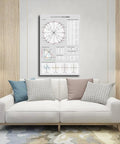 Trigonometry Cheat Sheet Canvas Poster Unit Circle And Graphs Of Trigonometric Functions Chart For Math Nerds Study Notes For Bedroom Or Office Decor 16 By 24 Inches Framed Ready Artwork