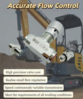 Hydraulic Flow Control Valve STB G3/8 Three Eighths Inch L08 For Mini Excavator One To Two Ton With Two Sided Connectors