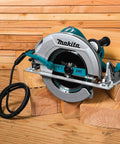 Ten And One Quarter Inch Circular Saw With Beefy 15 Amp Motor Delivers 4,300 RPM For Fast Clean Cuts Through Beams And Engineered Lumber