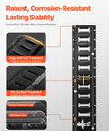 Five Foot E Track Tie Down Rail Kit with corrosion-resistant steel material, featuring robust edge anti-cut and fine surface treatment.