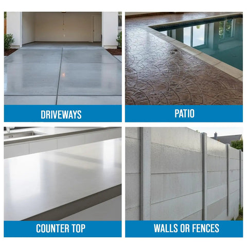 Heavy Duty Concrete Sealer Five Gallon Ready Mix Invisible Shield used on driveways, patios, countertops and walls.