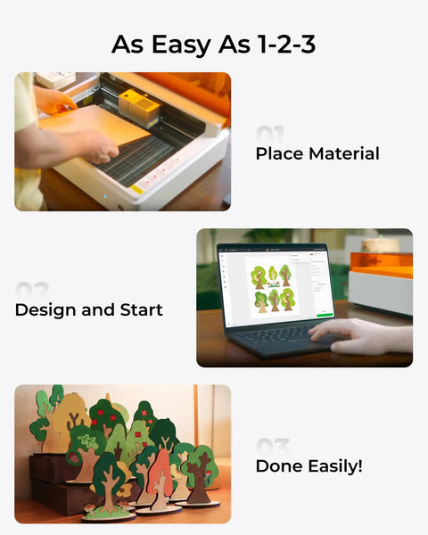 Ultra Dope 4 In 1 Craft Machine For Laser Engraving, Vinyl Cutting, Inkjet Printing, And Pen Drawing With 10W Laser steps