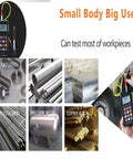Portable Leeb Hardness Tester For Metals With D Type Impact 170 To 960 HLD Range And 360 Degree Multi Scale Conversion HL HRC HRB HB HV HRA HS Large Screen On The Go Quick Metal Hardness Readings, handheld unit