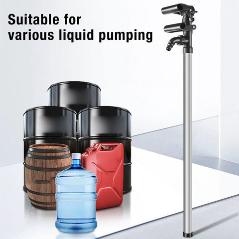 Oppwong Angle grinder oil drum pump with 3 adapters efficient liquid extractor kit transforms tool into fluid extractor for water and engine oil quick change versatility home garage handy