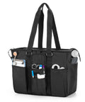 Workhorse Nurse Bag With 15.6 Inch Laptop Sleeve Fold Flat Bottom Pad For Safe Gear, large compartment and medical tool pockets.
